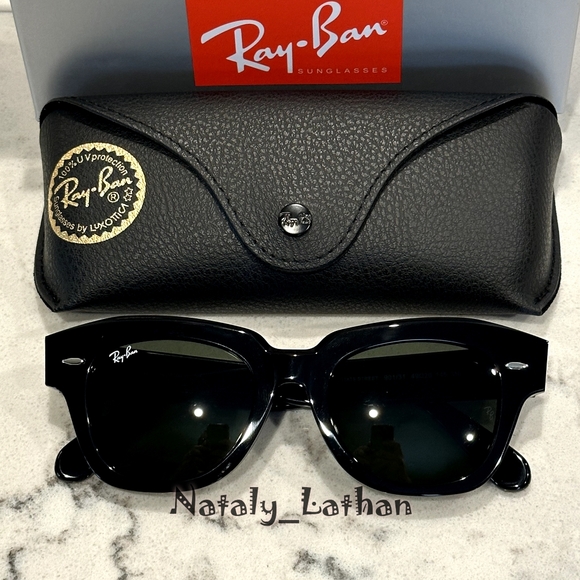 RayBan (Store Display) State Street Black RB2186 - Picture 13 of 15